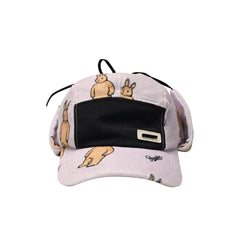 Br Pat Earflap Hat Purple