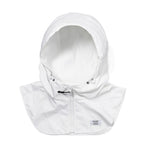 Zipper String Waterproof Hoodwarmer White