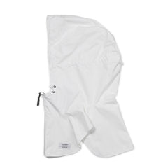 Zipper String Waterproof Hoodwarmer White