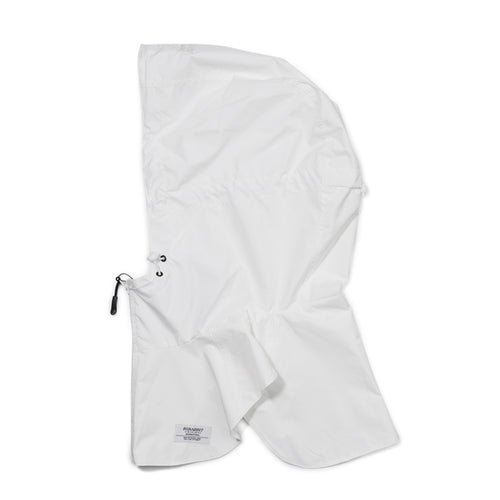 Zipper String Waterproof Hoodwarmer White