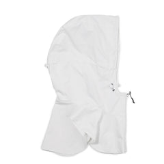 Zipper String Waterproof Hoodwarmer White