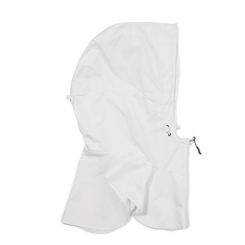 Zipper String Waterproof Hoodwarmer White