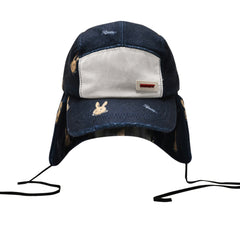 Br Pat Earflap Hat Navy