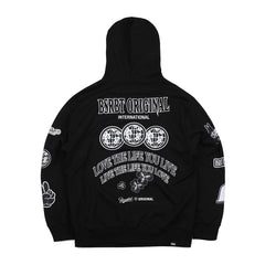 Bs Multi Logo Hoodie Black