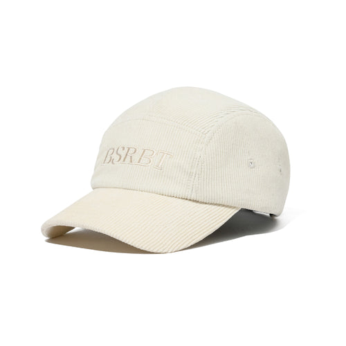 Bsrbt 5 Pannal Cap Stripe Corduroy White