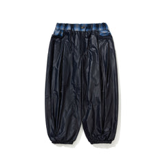 Dsxbs New Super Wide Jogger Pants Navy