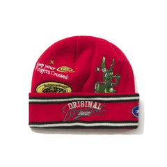 Variety Patch Beanie Red