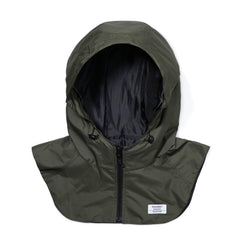 Zipper String Waterproof Hoodwarmer Khaki