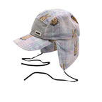 Br Pat Earflap Hat Pink Check