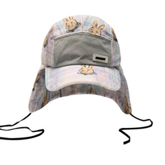 Br Pat Earflap Hat Pink Check