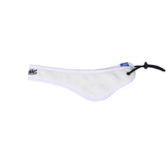 Cap Stopper Emb Reversible Headband White