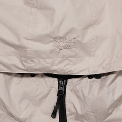 Zipper String Waterproof Hoodwarmer Beige