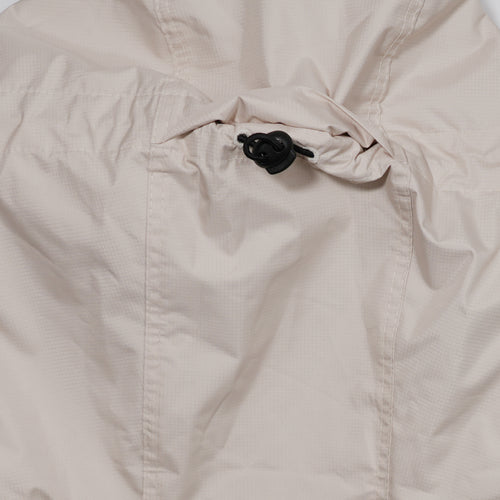 Zipper String Waterproof Hoodwarmer Beige