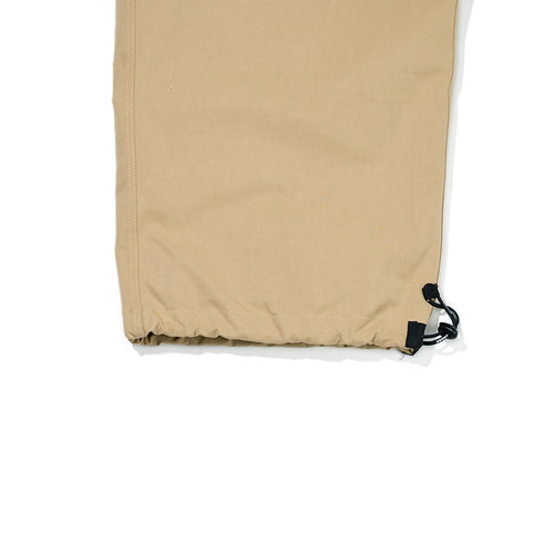 Logo Cotton Super Wide Pants Begie