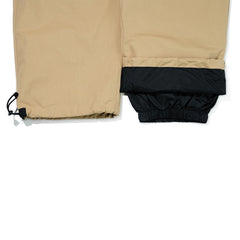 Logo Cotton Super Wide Pants Begie