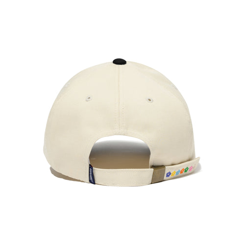 Happy Flower Cap Ivory Black
