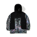 High Hooded Jacket Black Snowflake