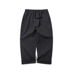 Logo Cotton Super Wide Pants Charcoal