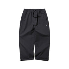 Logo Cotton Super Wide Pants Charcoal