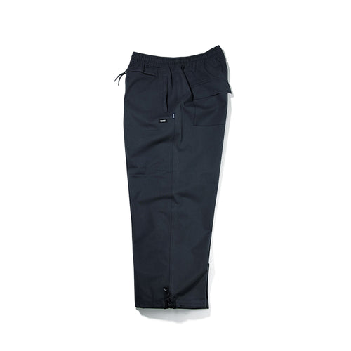 Logo Cotton Super Wide Pants Charcoal