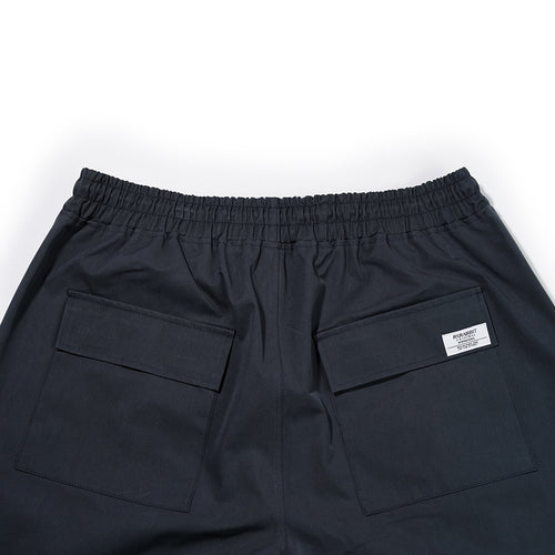 Logo Cotton Super Wide Pants Charcoal
