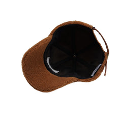 Fleece Wappen Cap Mustard