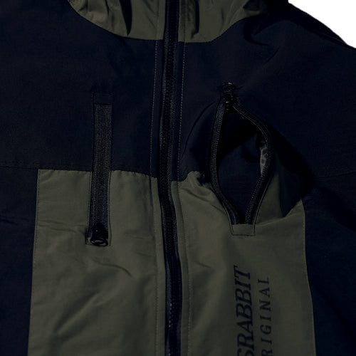 High Hooded Jacket Khaki