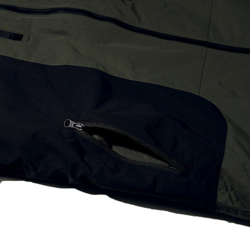 High Hooded Jacket Khaki