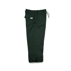 Logo Cotton Super Wide Pants Dark Green