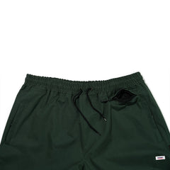 Logo Cotton Super Wide Pants Dark Green