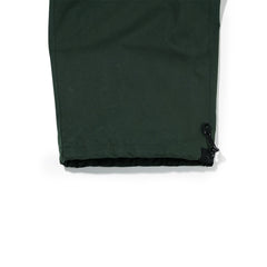 Logo Cotton Super Wide Pants Dark Green