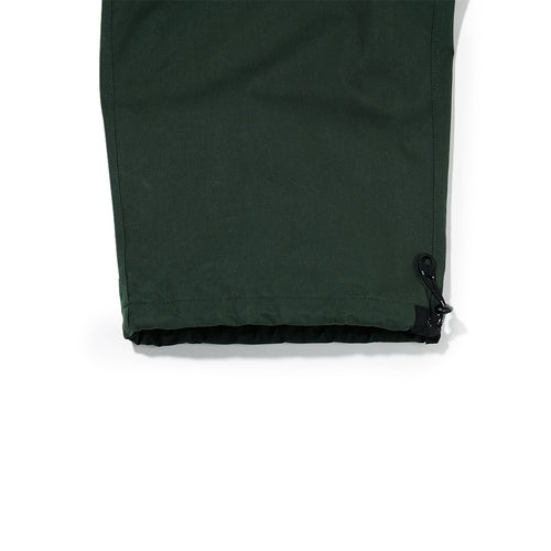 Logo Cotton Super Wide Pants Dark Green