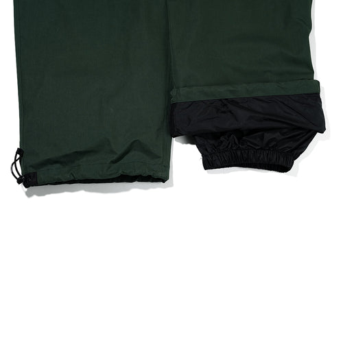 Logo Cotton Super Wide Pants Dark Green
