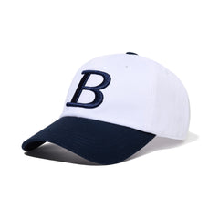 Big B Logo Cap White Navy