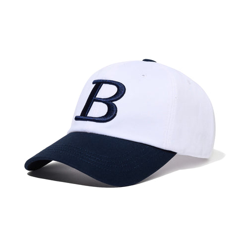 Big B Logo Cap White Navy