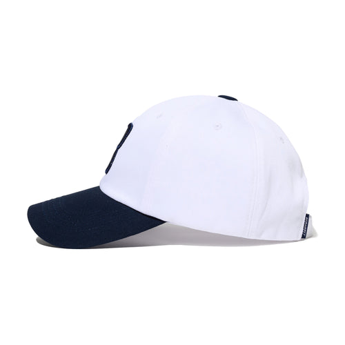 Big B Logo Cap White Navy