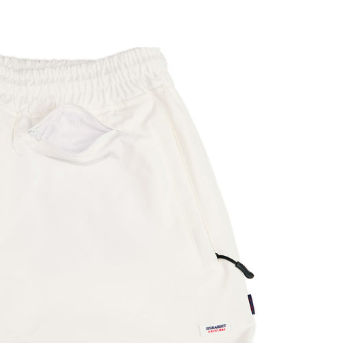 Logo Cotton Super Wide Pants White