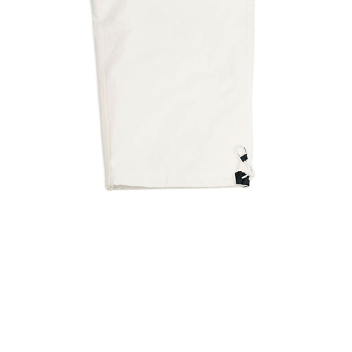 Logo Cotton Super Wide Pants White