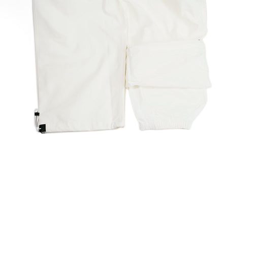 Logo Cotton Super Wide Pants White