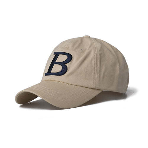 Big B Logo Cap Beige
