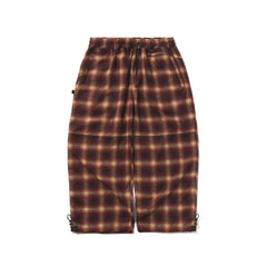 Dsxbs New Super Wide Pants Red Check