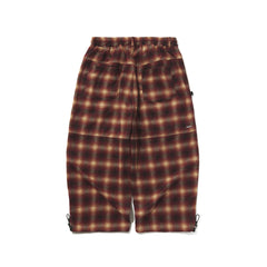 Dsxbs New Super Wide Pants Red Check