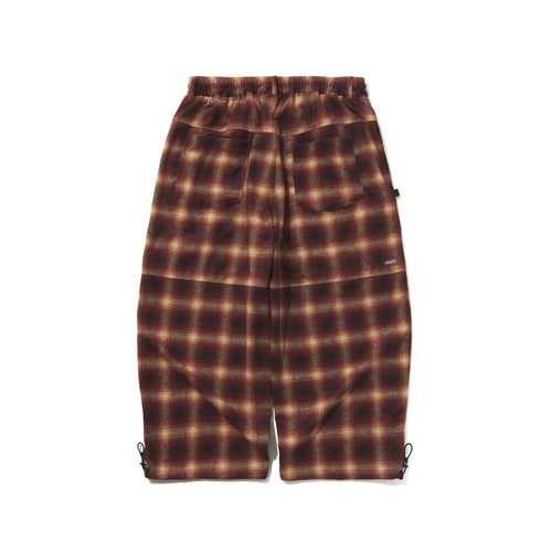 Dsxbs New Super Wide Pants Red Check