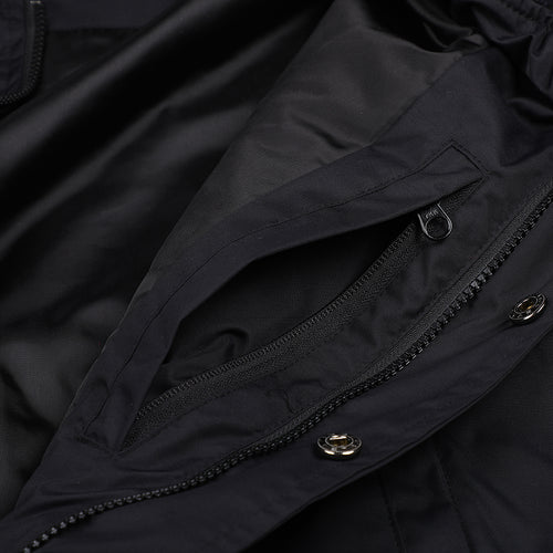 Dfr Logo Patch Varsity Jacket Black