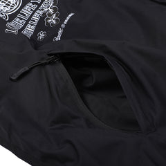 Dfr Logo Patch Varsity Jacket Black