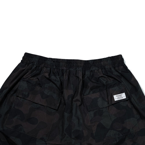 Soft Light Super Wide Pants Dark Camo