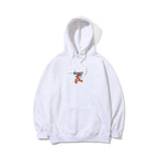 Bsrbt Sunday Rabbit Embroidery Hoodie White