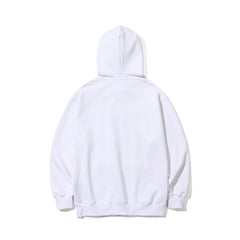 Bsrbt Sunday Rabbit Embroidery Hoodie White