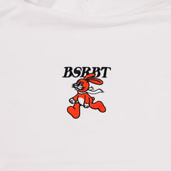 Bsrbt Sunday Rabbit Embroidery Hoodie White