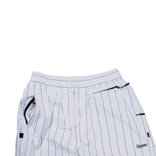 Logo Stripe Super Wide Pants White
